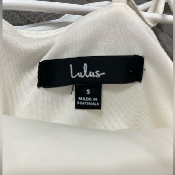 Lulus - Drinks on Me Bodycon Dress - White - Picture 3 of 3